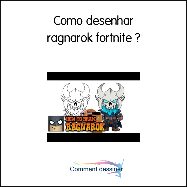 Como desenhar ragnarok fortnite